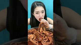 Spicy Seafood Mukbang TikTok Chinese ASMR Eating Sounds Crab Uni Octopus Squid Sashimi  Spicy Seafood Mukbang TikTok Chinese ASMR Eating Sounds Crab Uni Octopus Squid Sashimi