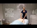 Basic Swedish Back Massage Techniques - Relaxing Step by Step Guide