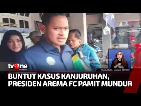 Presiden Arema FC Umumkan Pengunduran Diri