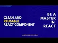 Create clean and reusable react component TypeScript