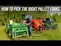 GUIDE TO TRACTOR PALLET FORKS WHAT SIZE PALLET FORKS