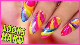 This Cat Eye Nail Art Looks Complicated—But It’s So Easy!