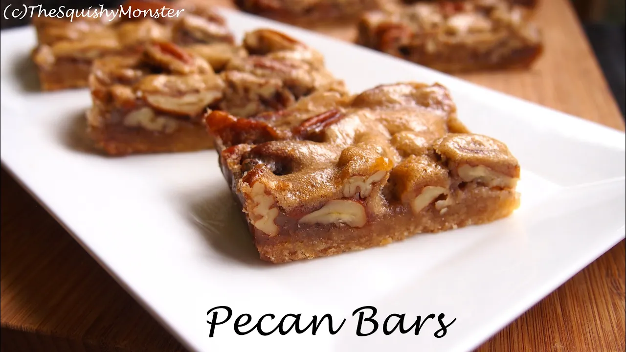 The BEST Pecan Pie Bars - Pecan Pie Recipe