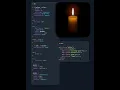 Candle Light Flame Animation using HTML CSS