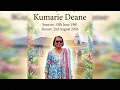 Funeral Service of Kumarie Deane