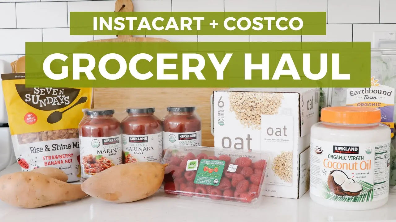 My First InstaCart Costco Grocery Haul!