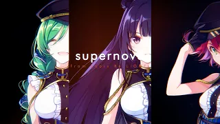 YouTube影片, 內容是Lapis Re：LiGHTs 的 第12話插入曲「RISE」supernova