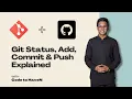 Git GitHub Tutorial Bangla Git Status Add Commit Push Explained