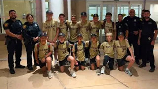 Boerne Little League police escort to San Antonio International Airport