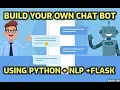 Build Your Own Chat Bot Using Python NLP flask in hindi