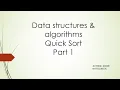 Quick Sort Algorithm Part 1 Scala