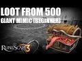 Loot From 500 Giant Mimic Runescape 3 2020