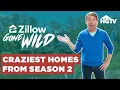 The WILDEST Homes From Season 2 - Full Episode Compilation Zillow Gone Wild HGTV