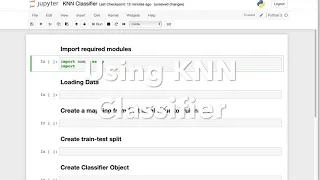 K-Nearest-Neighbor Classifier From Scratch in Python