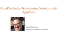 Visual Validation Testing using Selenium Java - Mini Course