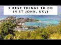 7 THINGS TO DO IN ST JOHN USVI Beaches Restaurants Boat Trips Hiking Cruz Bay Hotels