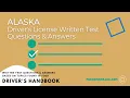 Alaska DMV Written Test Questions Answers for Real the AK Driver s License Exam