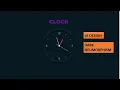 Javascript Clock CSS Neumorphism Working Analog Clock UI Design Part 1
