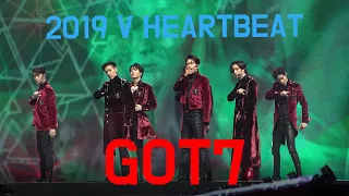 Download [4K 직캠] V HEARTBEAT 2019 GOT7 갓세븐 - 니가 부르는 나의 이름 + Crash \u0026 Burn by 사나오효오효 MP3