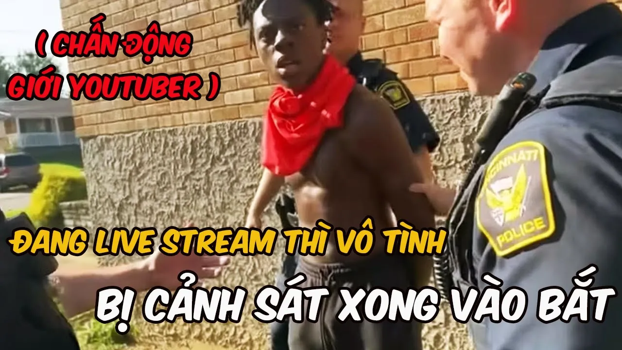 Outline Video Cảnh Sát Mỹ Xông Vào Bắt Youtuber iShowSpeed Khi Đang Live Stream