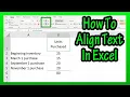 How To Align Vertically And Horizontally Text In Cells In Excel Explained