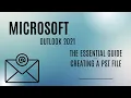 The Essential Guide - Creating a PST file in outlook 2021