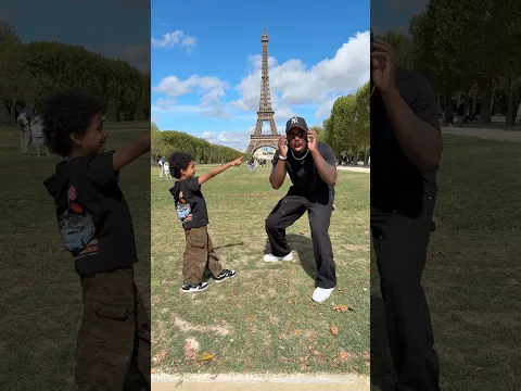 The First Kid To Ever Touch The Eiffel Tower