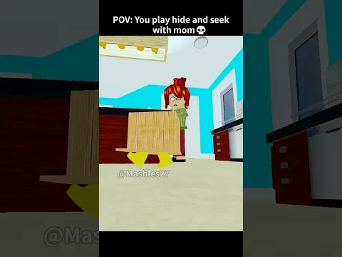 When you play hide and seek with mom😭 #roblox #shorts #robloxanimation #usa