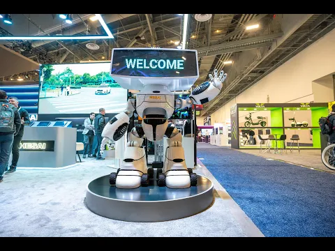 Tour pelo estande da Hesai na CES 2024