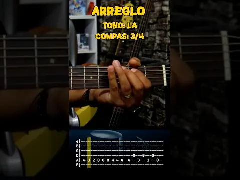 Arreglo en tono de LA (Principiante) (1) #guitarra #unboxing