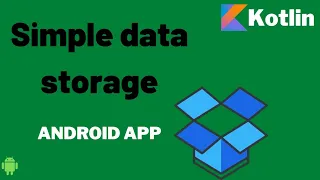Data storage Android app SharedPreferences - Kotlin Lesson 5