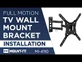 Full Motion TV Wall Mount Assembly MI-4110