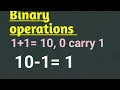 how to solve with binary