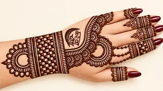 Karwa chauth mehndi design||new karwa chauth mehndi design||