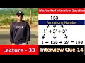 Most Asked Interview Question 14 Check Armstrong Number