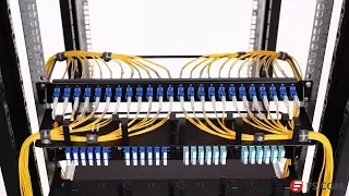 1U Rack Mount Fiber Patch Panel Cabling Solution FS
