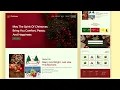 Build A Responsive Christmas Website Design using HTML CSS and JavaScript