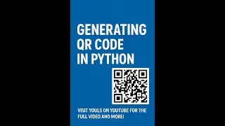 Generating QR Codes in Python Part 2 of the Automation Series Shorten URL QR SMS