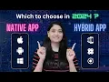 Native vs Hybrid Cross - platform App Development in 2024 which one you choose Flutter Kotlin