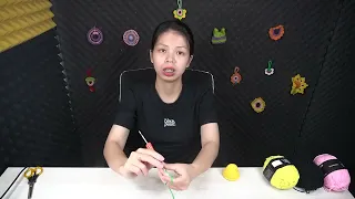 Hướng dẫn móc túi rút nhiều hoa đổi màu siêu xinh xắn bằng len nhung đũa cho mùa thu