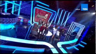  مووواه   النجم محمود الليثى يشعل الاستوديو باغنية   لو كان قلبك كبير   بناء على طلب إيمى سمير غانم دندنها
