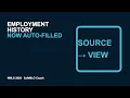 NMLS Employment History Auto-Fill Verify the Company Source Record