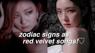 Download zodiac signs as red velvet songs! MP3