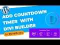 How to Add Countdown Timer in Blog With Divi Builder in WordPress Divi Page Builder Tutorial 2022