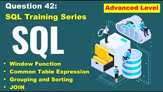 SQL query practice of real business scenario step to step tutorial question 42 advanced level