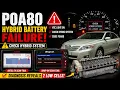 P0A80 Hybrid Battery Failure Toyota Camry Check Hybrid System Diagnosis