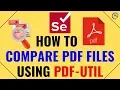 How to Compare Pdf Files using Pdf Util