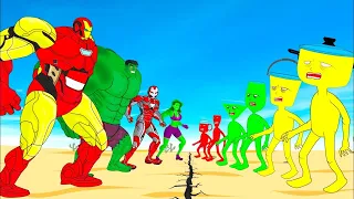 Rescue IRONMAN & HULK Family Vs MONSTER RADIATION: Returning From The Dead SECRET!