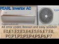 Pearl invertor ac error code E0 E1 E2 E3 E4 E4 E6 E7 L1 P0 P1 P2 P3 URDU