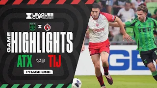 Leagues Cup 2026 Austin FC 2 vs 1 Club Tijuana Full Match Highlights